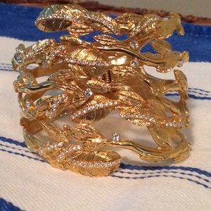 Gold tone Rachel Zoe cuff